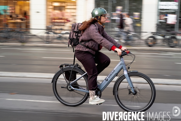 Les parisiens à vélo