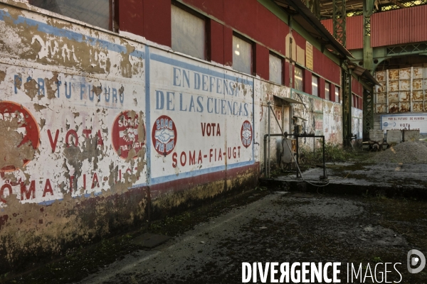 Pozo Soton, une mine de charbon arrêtée de l’entreprise Hunosa, Espagne, septembre 2025.