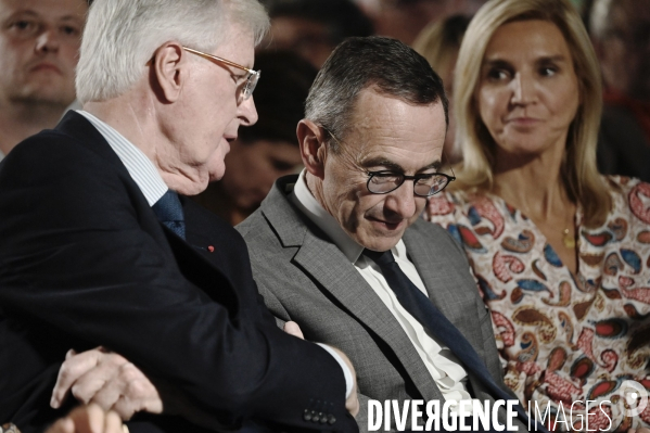 Dernier meeting de michel barnier avant le premier tour de la législative anticipée  
