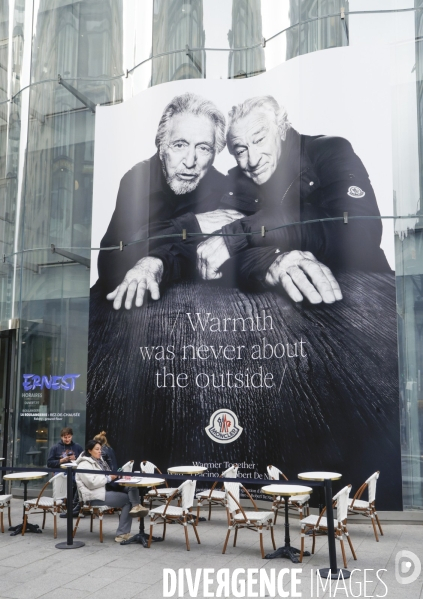 Publicite moncler reunit al pacino et robert de niro a la samaritaine