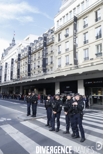 Ouverture de shein au bhv de paris