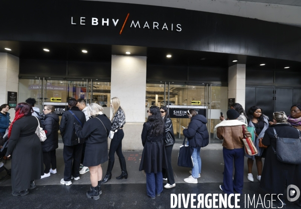 Ouverture de shein au bhv de paris