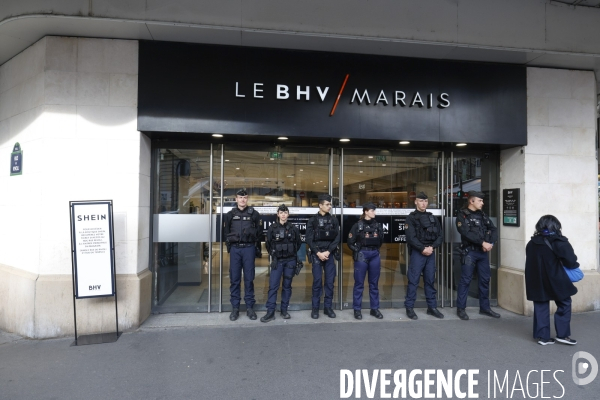 Ouverture de shein au bhv de paris