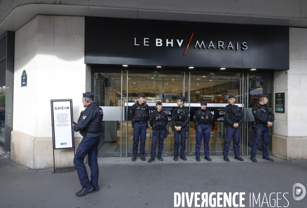 Ouverture de shein au bhv de paris
