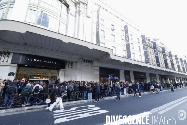 Ouverture de shein au bhv de paris