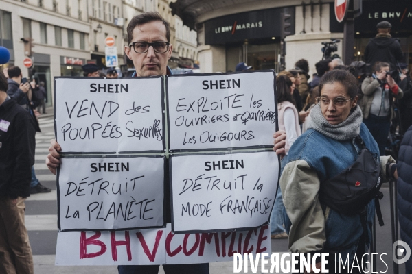 Ouverture de Shein au BHV