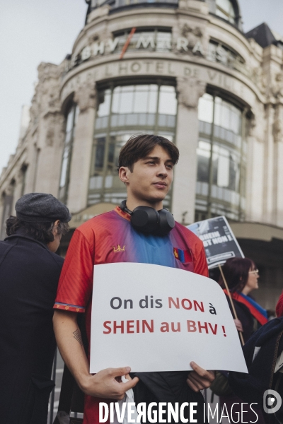 Ouverture de Shein au BHV