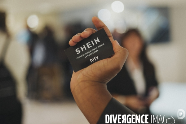 Ouverture de Shein au BHV