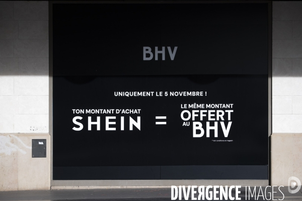 La boutique Shein ouvre au BHV