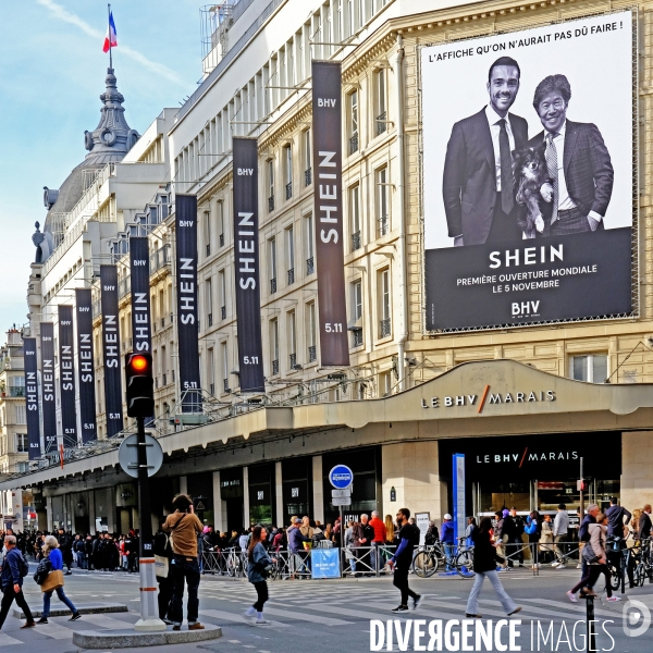 Ouverture de Shein au BHV Marais