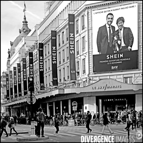 Ouverture de Shein au BHV Marais