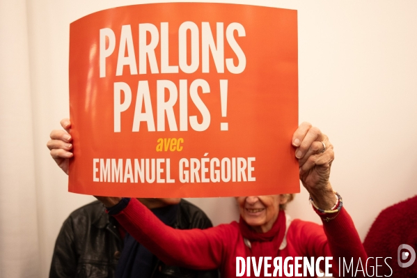 Emmanuel Grégoire. Elections municipales à Paris.