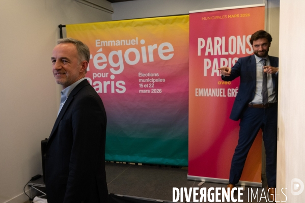 Emmanuel Grégoire. Elections municipales à Paris.