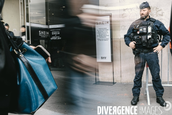 Ouverture du magasin Shein au BHV