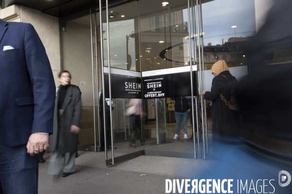 Ouverture du magasin Shein au BHV