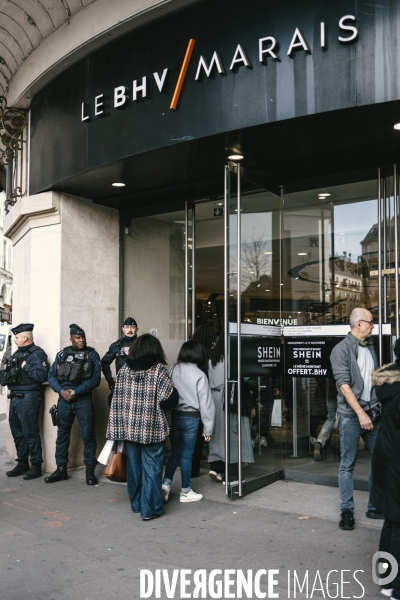 Ouverture du magasin Shein au BHV