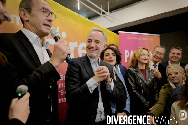 Inauguration du local de campagne d’emmanuel grégoire