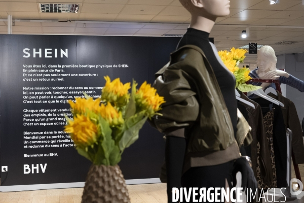 La boutique Shein ouvre au BHV