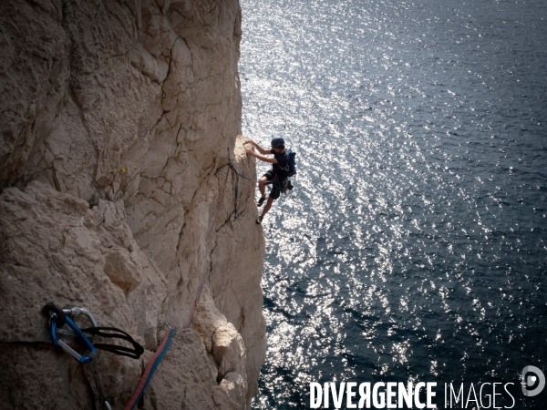 Escalade dans les calanques