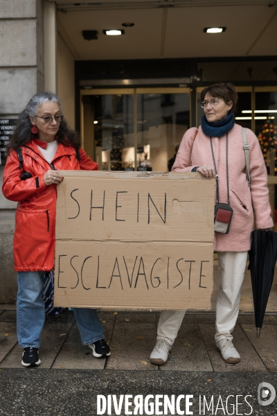 Manifestation anti Shein Dijon