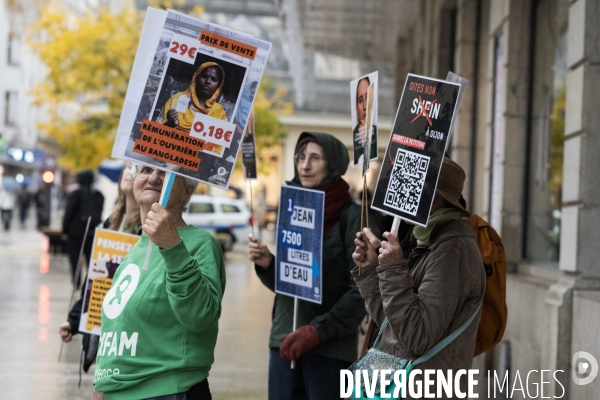 Manifestation anti Shein Dijon