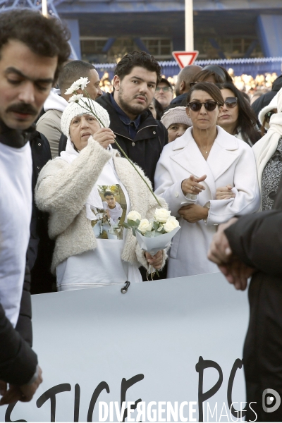 Marche blanche en memoire de mehdi kessaci