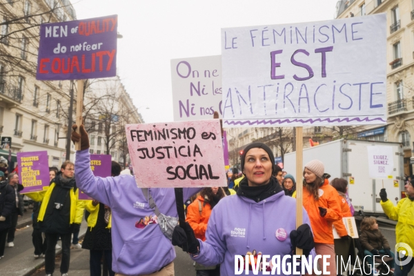 Manifestation contre les violences faites aux femmes