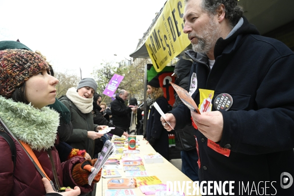 Manifestation contre les violences sexistes, sexuelles et de genre, Paris.