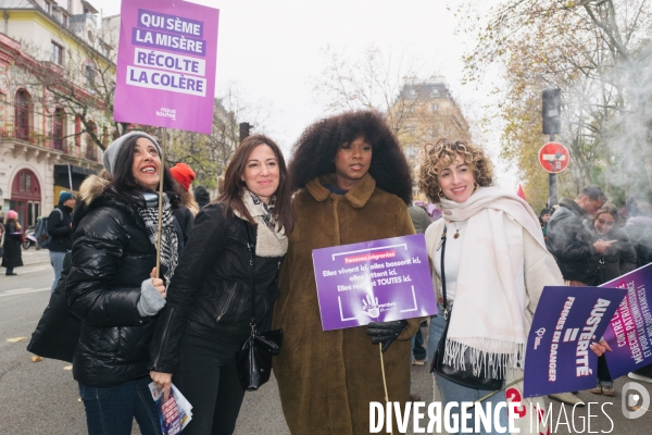 Manifestation contre les violences faites aux femmes
