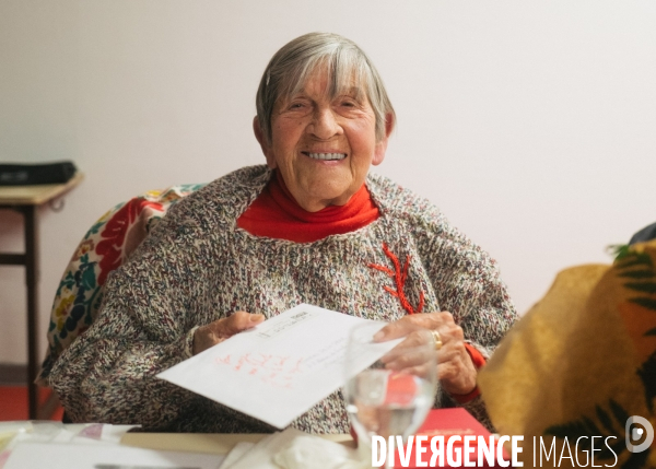 Ginette Kolinka au collège