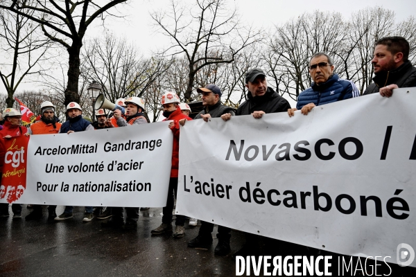Manifestation des salariés d arcelormittal