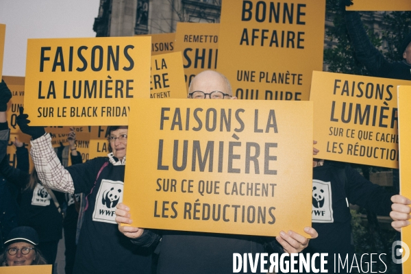 Action du WWF contre le Black Friday