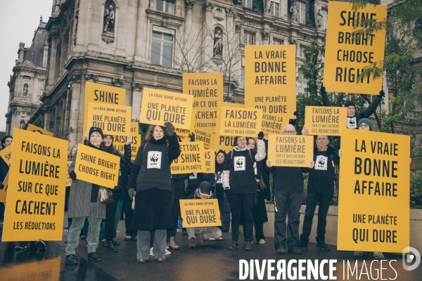 Action du WWF contre le Black Friday