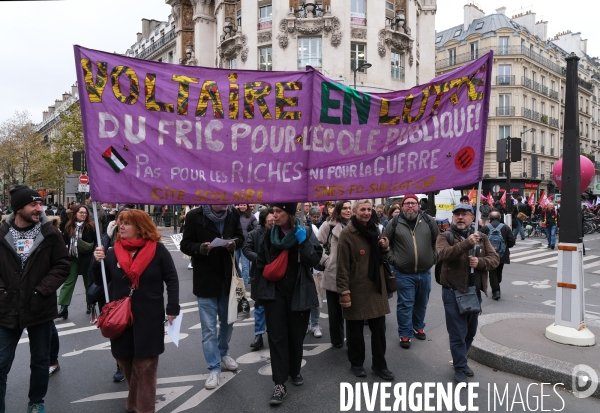 Manifestation intersyndicale contre l austerité
