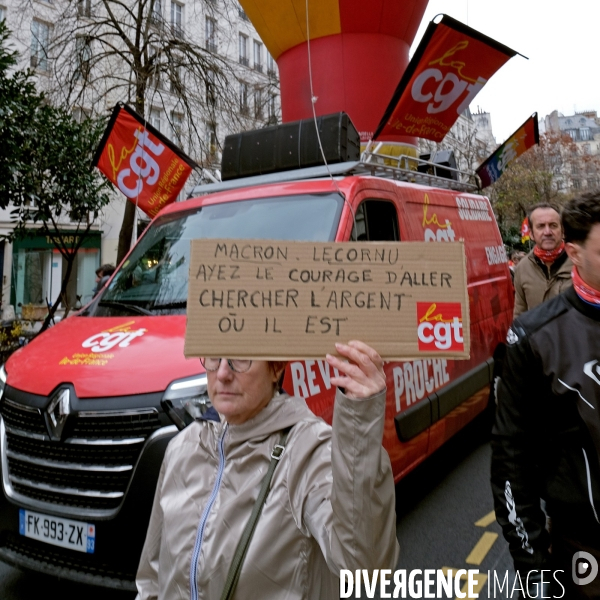 Manifestation intersyndicale contre l austerité