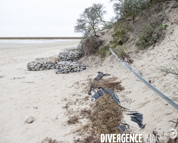 Erosion du littoral en baie de somme