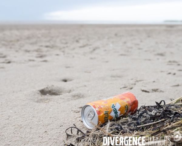 Dechets sur la plage