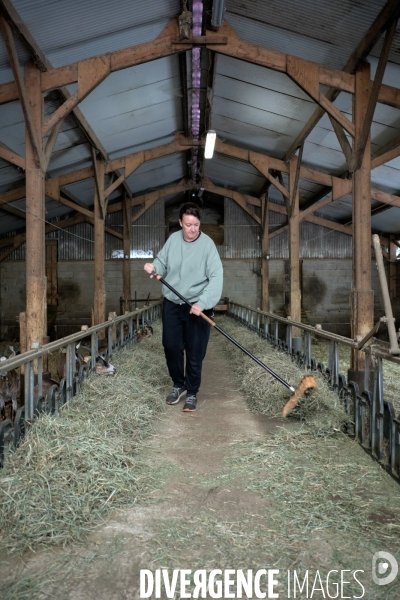 L exploitation de Sophie Négrier, éleveuse de chèvres et productrice de fromage de chèvre dans les Cévennes.