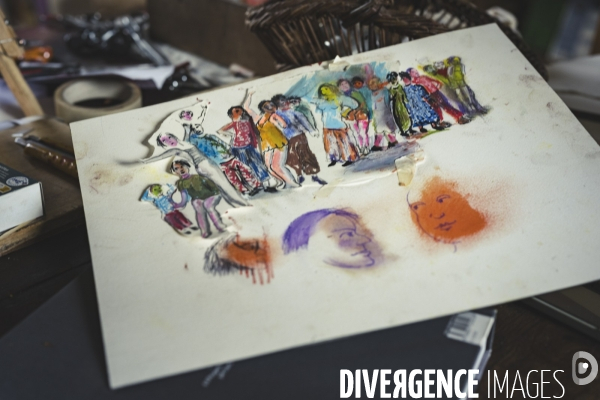 Visite de l atelier de Martial Raysse (24)