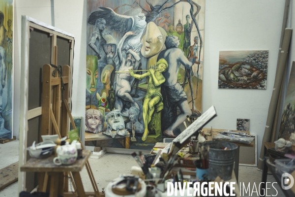 Visite de l atelier de Brigitte Aubignac (24)