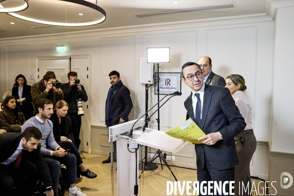 Conference de presse LR Les Républicains sur le Mercosur