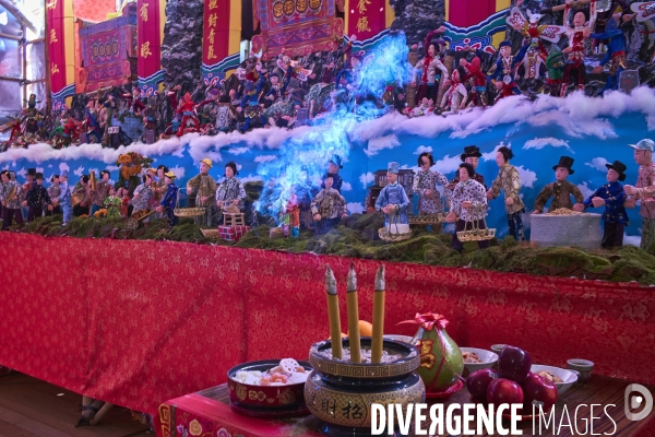 Hong Kong, le festival de Kam Tin Jio