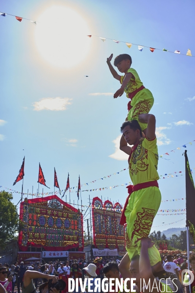 Hong Kong, le festival de Kam Tin Jio