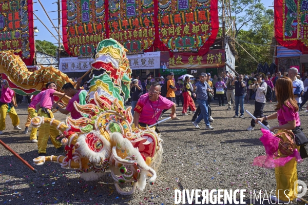 Hong Kong, le festival de Kam Tin Jio