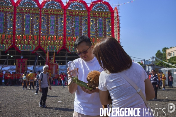 Hong Kong, le festival de Kam Tin Jio