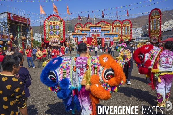Hong Kong, le festival de Kam Tin Jio