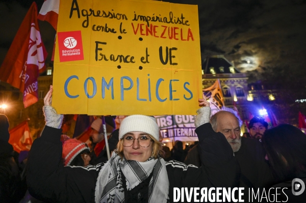 Rassemblement de soutien au peuple vénézuélien contre l agression de Trump