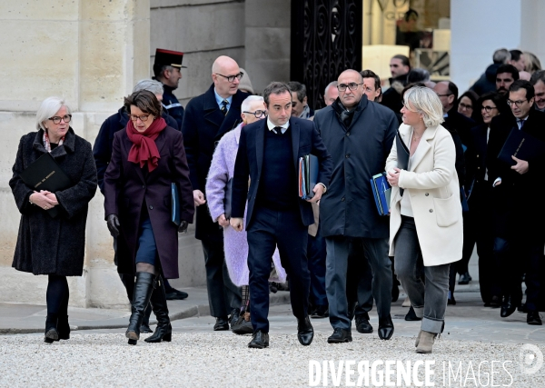 Rentrée du gouvernement de Sebastien lecornu