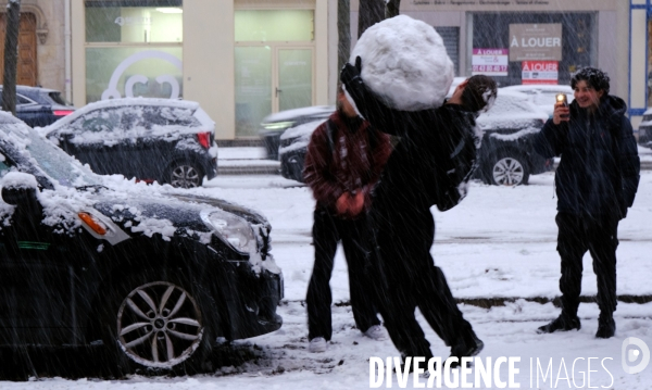 Premiéres neiges à Paris