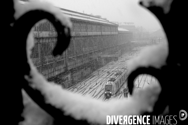 Premiéres neiges à Paris